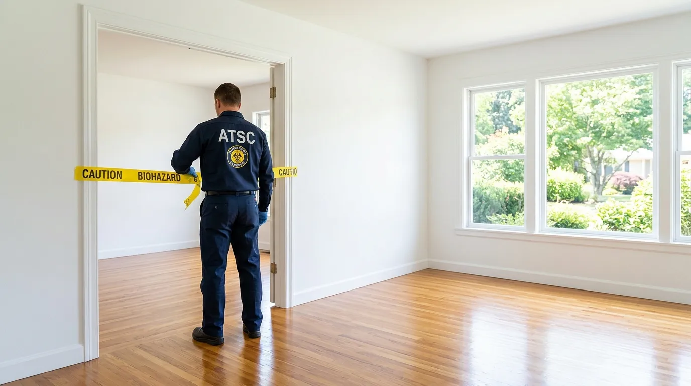 Certified biohazard cleanup crew performing Decomposition Cleanup in West Bloomfield Township