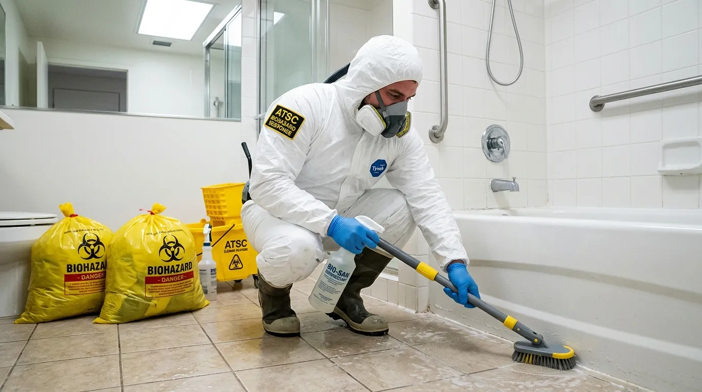 Decontamination equipment deployed for Blood Cleanup in West Bloomfield Township